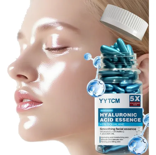 Sérum Facial De Ácido Hialurónico Yytcm, 0,4 Ml, 90 Cápsulas Todo Tipo De Piel Día/noche