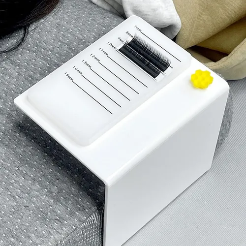 Organizador De Estantes Lash Pillow, Vitrina De Plástico Par
