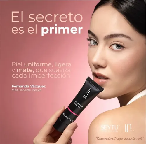 Primer Facial Seytú Matificante Suaviza Poros Pre Maquillaje