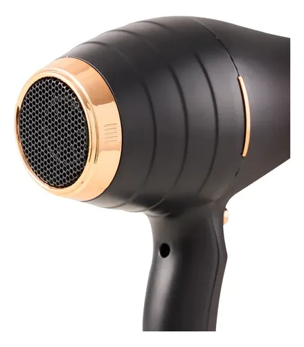 Secador De Pelo Aire Frio Calor 2000w Kanji Beauty Color Negro