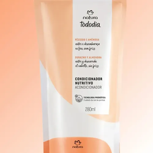 Repuesto Acondicionador Nutritivo Natura Tododia Durazno Y Almendra 280 Ml