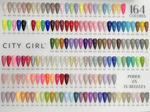 City Girl Esmalte Semipermanente 10ml – Pack 6 U. Variado