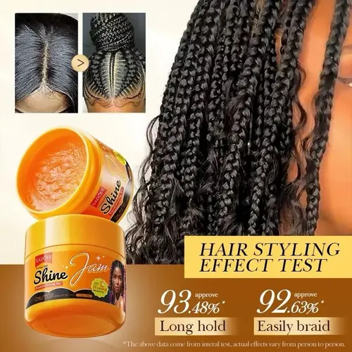 Gel Shine Para Definición De Trenzas Africanas, Peinados