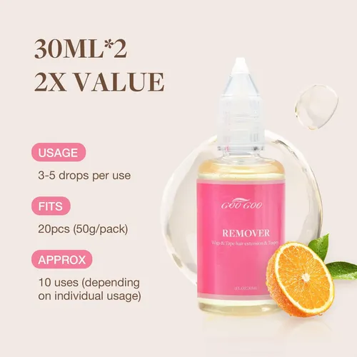 Removedor Adhesivo Para Extensiones De Cabello Goo Goo 30 Ml