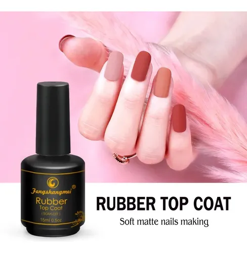 Esmalte Semipermanente Rubber Top Coat 15ml