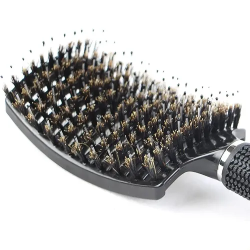 Cepillo Para Cabello + 5 Ligas Antitiro Y Masaje (xy)