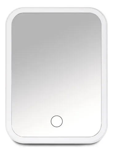Espejo De Maquillaje Led De 3 Niveles Recargable Usb
