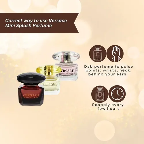 Set De Mini Perfumes Versace Para Mujer – 3 Piezas