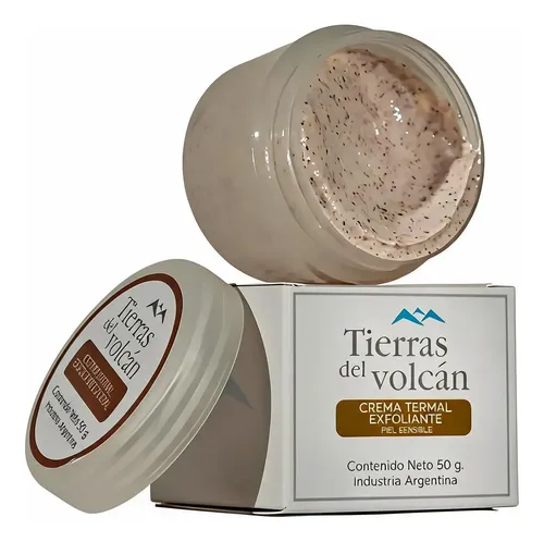 Crema Termal Exfoliante Facial Tierras Del Volcan