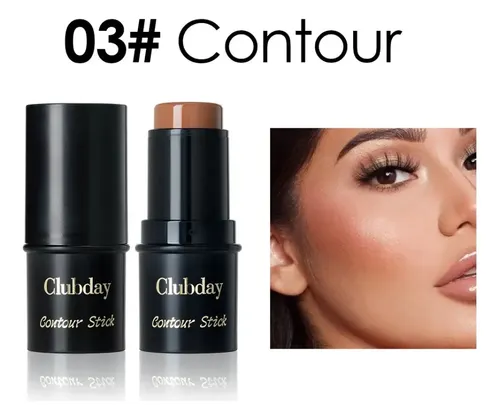 Barra Iluminadora Julystar Contorno Rubor Jelly Natural, 4 U
