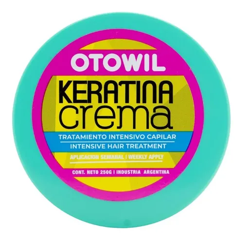 Otowil Keratina Crema Máscara Antifrizz Nutritiva X 250g
