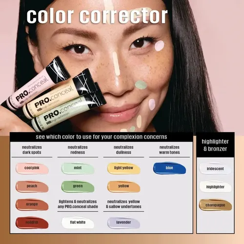 Corrector Hd Pro Conceal La Girl Cremosa De Larga Duracion Tono Toffee