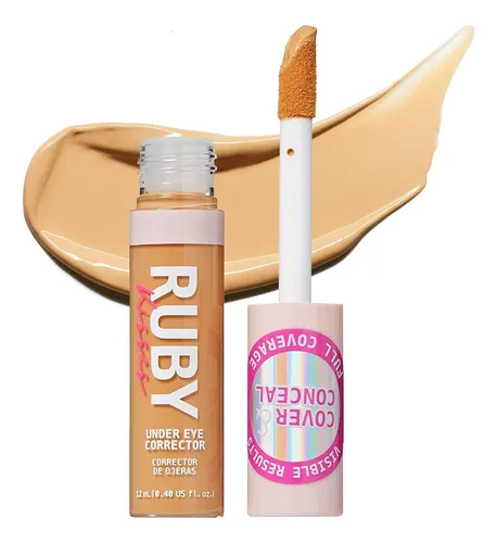 Corrector De Ojeras Ruby Kisses 145 Golden Beige, Cobertura
