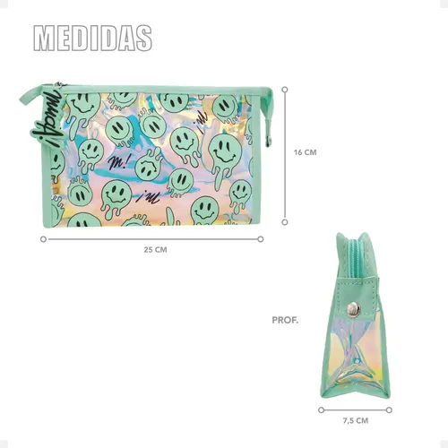 Neceser Mujer Muaa 51651 Diseño Lisa Agua