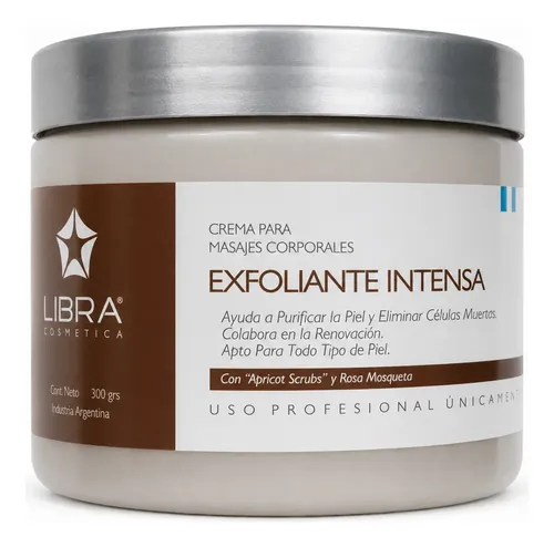 Crema Exfoliante Intensa Rosa 500g Libra Corporal