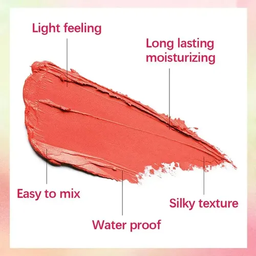 3 Piezas De Lápiz Labial Y Maquillaje Natural R Para Rubor D