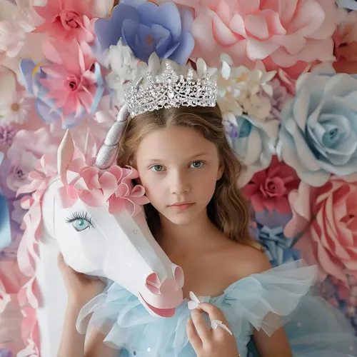 Tiara Con Corona Schmoopy Para Mujer, Accesorios De Pelo Par