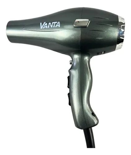 Vanta Secador De Pelo Gris 10000 Profesional Con Difusor