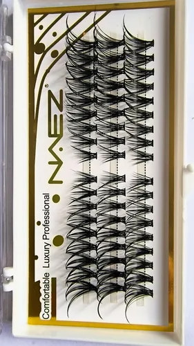 Pestañas Postizas Cluster Premade Volumen Fans Naez