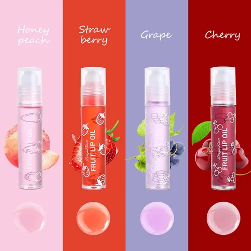 Set De 4 Aceites Labiales Hidratantes Dragonranee Fruit