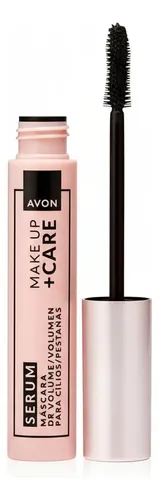 Mascara Pestañas Avon Volumen Serum Make Up Care 10g Negro