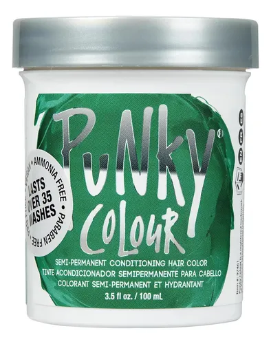 Colorante Semipermanente Punky Alpine Green Vegano 100 Ml