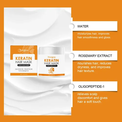 1 Mascarilla Capilar Nutritiva Con Queratina: Nutre El