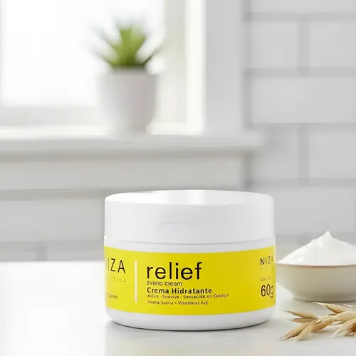 Crema Facial Niza Cientifica Aveno Relief 60g Día Noche Todo Tipo Piel