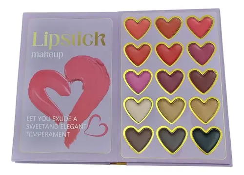 Paleta De 82 Sombras Rubor Glitter Ojos Beauty Book Libro