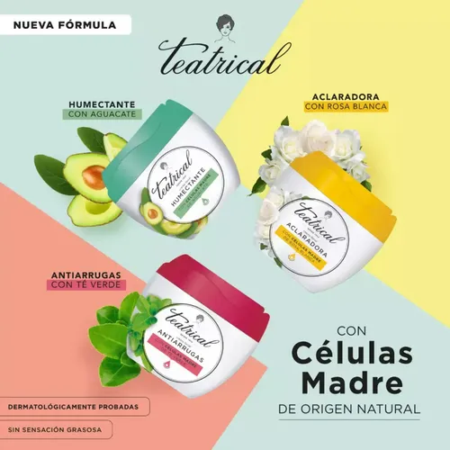 Teatrical Crema Facial Antiarrugas 100gr