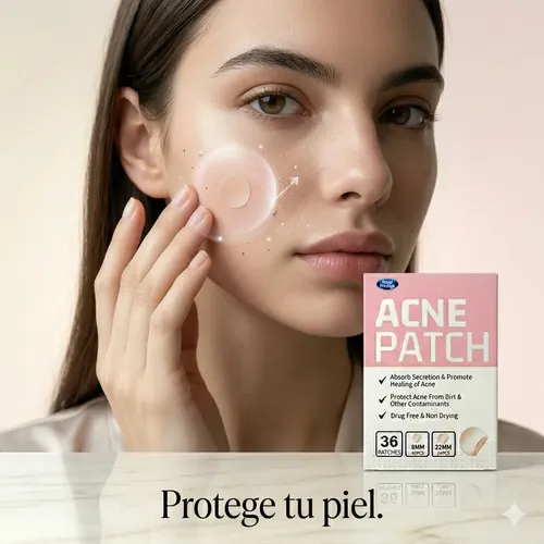 36 Parches Anti Acne Patch Granos Puntos Negros Dia Y Noche Todo Tipo De Piel
