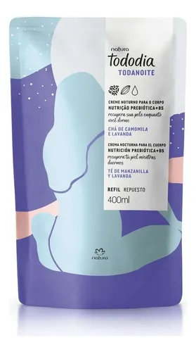 Repuesto Crema Tododia Té De Manzanilla Y Lavanda – 400 Ml