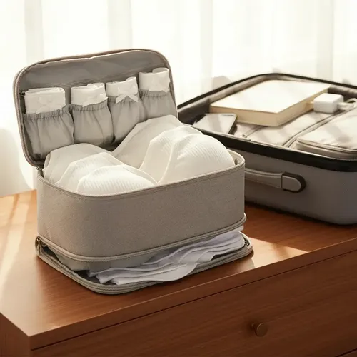 Neceser Organizador Viaje Ropa Interior Cosmeticos Maquillaj