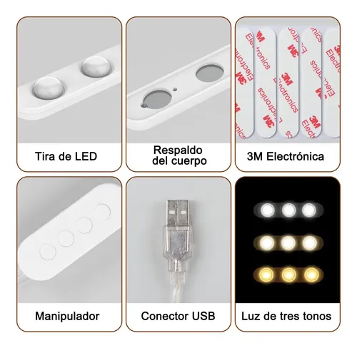 Luces Led Regulables Para Espejo De Maquillaje, 3 Metros