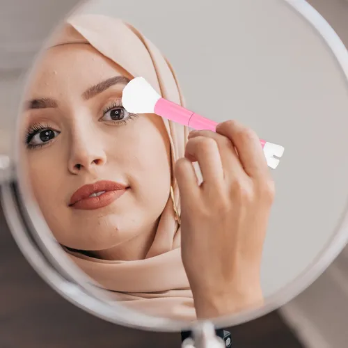 Brocha De Maquillaje Para Rostro Y Rubor