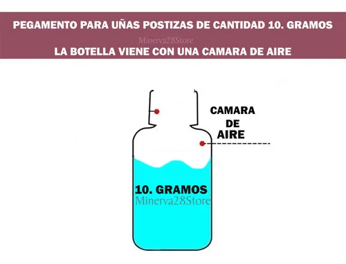 Nail Glue Pegamento Para Uñas Postizas, Tei, 10.gr Aprobado