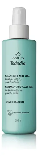 Natura Tododia Manzana Verde Y Aloe Spray Hidratante Capilar