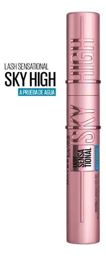 Máscara de pestañas Maybelline Lash Sensational Sky High Very Black A prueba de Agua