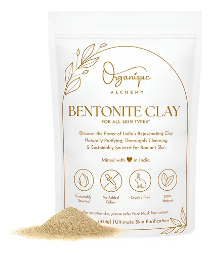 Polvo De Arcilla Bentonita Premium Seema 454g Para