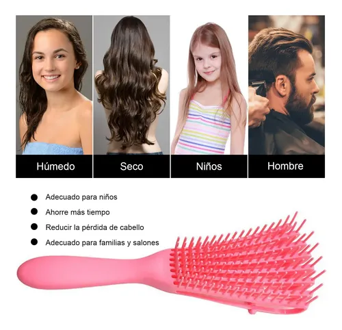 Set De 4 Cepillos De Peluquería Cepillo Para Cabello