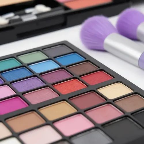 Set Maquillaje Paleta De 88 Tonos Con Brochas Surtidas
