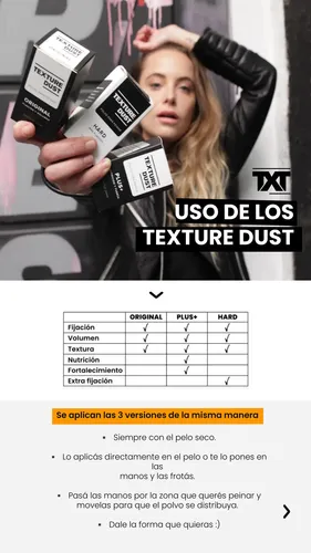 Polvo Texture Dust Hard Mas Fijacion En Polvo Hard X 2 U