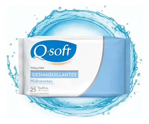 Toallitas Q-soft Desmaquillantes E Hidratantes X 25 Un.