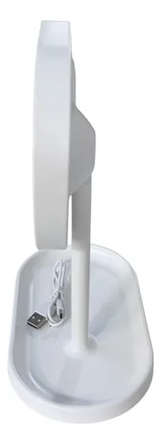 Espejo Maquillaje Led Base Organizadora 3 Tonos Luz Usb C