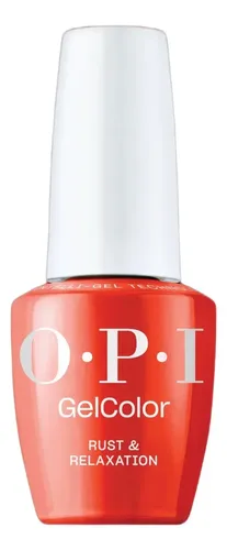 Opi Gel Color Intelli Rust & Relaxation Semi X 15ml Rojo