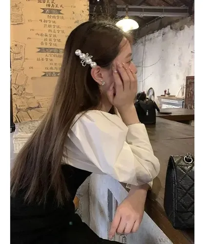 Accesorio Para Cabello Roto Pearl Spring Duckbill Clip Para  Pearl Hairpin