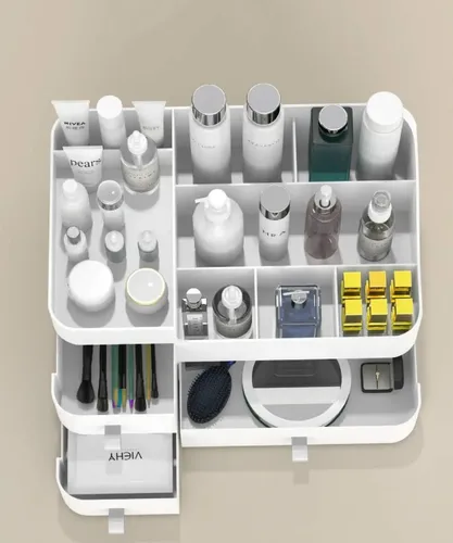 Organizador De Maquillaje De Gran Capacidad De 1 Pieza Con C