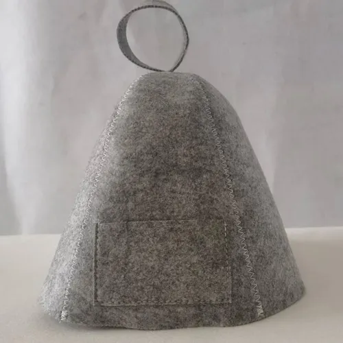 Gorro De Fieltro Para Sauna, Baño Y Ducha, Sombrero De Baño