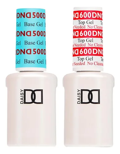 Conjunto Esmalte En Gel Uv/led Dnd Base Y Top Coat 15ml