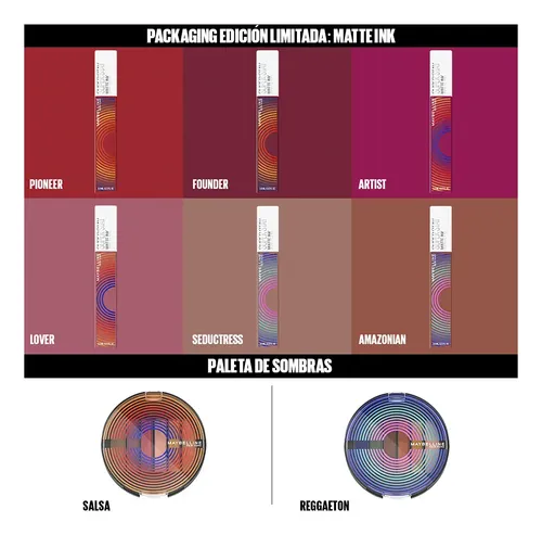 Labial Maybelline Super Stay Matte Ink Music Collection Lover